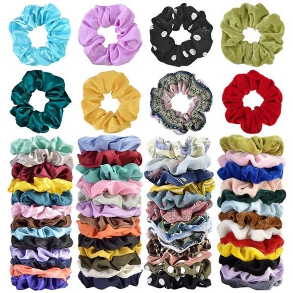 52 Pcs  Hair Scrunchies Hair Bands for Women or Girls Hair Ties main image 6